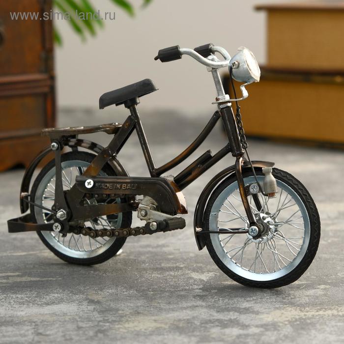 фото Сувенир из нержавеющей стали "велосипед" 20х14х9 см