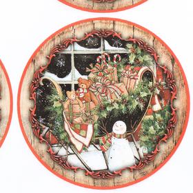 

Декупажная карта "Новогодние подарки" плотность 45 г/м2 формат А4