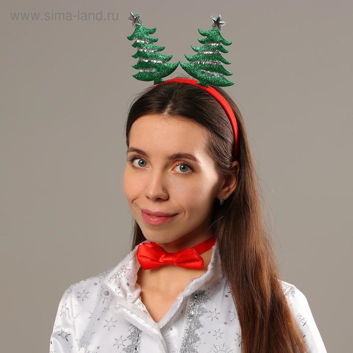фото Карнавальный набор «ёлочка» ободок, бабочка страна карнавалия