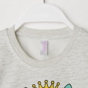 

Лонгслив для девочки, цвет серый, рост 110 см