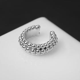 

Серьга "Каффа" круглешки, цвет серебро
