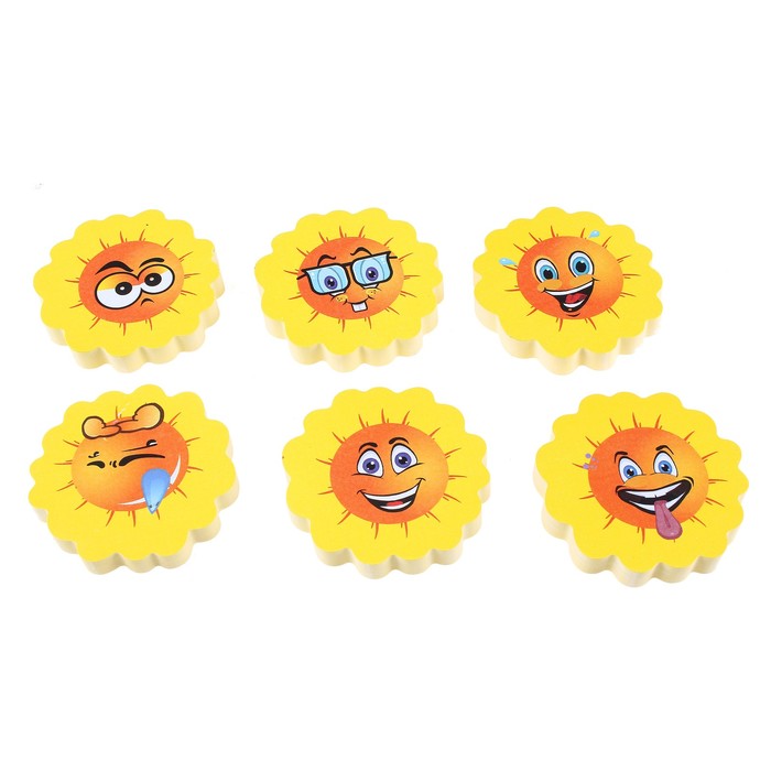 Блок с липким краем 100л Солнышко-эмоции МИКС в блистере