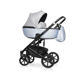 

Коляска Ozon shine, 2 в 1, цвет голубой/серый