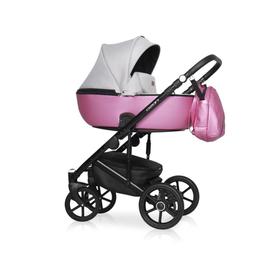 

Коляска Ozon shine, 2 в 1, цвет розовый/серый