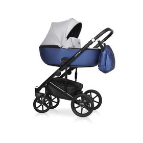 

Коляска Ozon shine, 3 в 1, цвет синий/серый