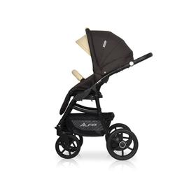 

Коляска Alfa ecco, 3 в 1, цвет коричневый/бежевый