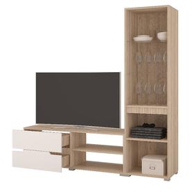 

Гостиная Анталия 1, 2450х376х1664, Белый/Дуб сонома