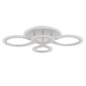 

Люстра с ПДУ 7438/2+2 44*2Вт LED белый 62х40х12 см