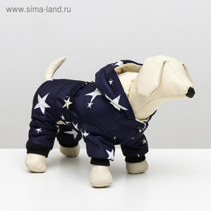 фото Комбинезон "звездочки", xl (дс 35 см, ош 32 см, ог 49 см), синий