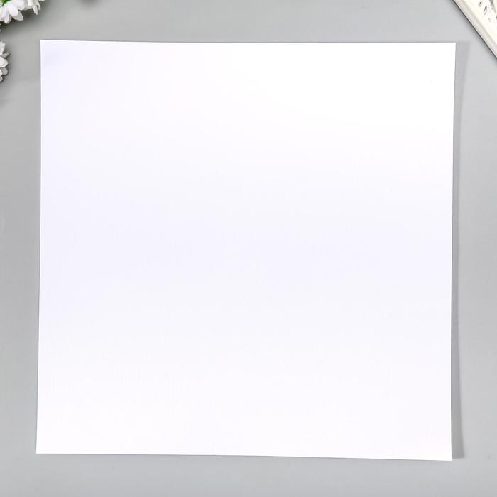 Бумага для скрапбукинга Mr.Painter "Первый снег" 30,5х30,5 см 216гр/м2