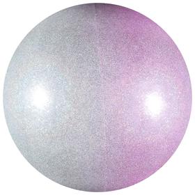 

Мяч Pastorelli Glitter HIGH VISION 18 см, цвет серебристый/розовый