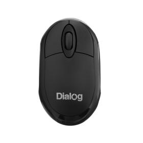 

Мышь Dialog MROC-10U, беспроводная, оптическая, 1200 dpi, 1xAAA, USB, чёрная