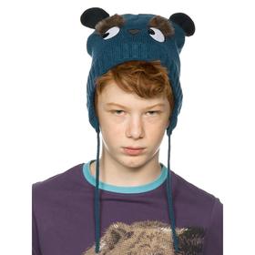 

Шапка для мальчиков, размер 52-53, цвет синий