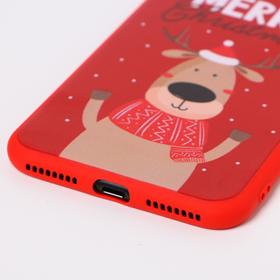 

Чехол для телефона iPhone 7,8 «Счастливого рождества», с персонажем, 6,8 х 14,0 см
