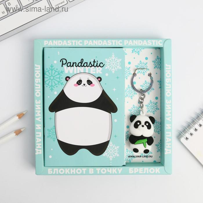 фото Подарочный набор брелок и блокнот "pandastic" artfox