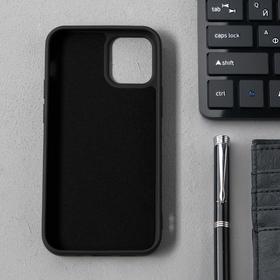 

Чехол Activ Full Original Design, для Apple iPhone 12 mini, силиконовый, чёрный