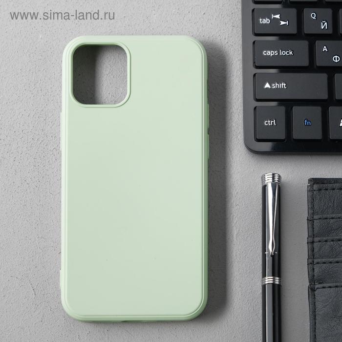 фото Чехол activ full original design, для apple iphone 12 mini, силиконовый, светло-зелёный