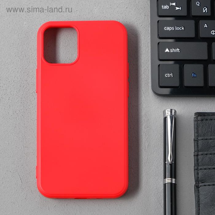 фото Чехол activ full original design, для apple iphone 12 mini, силиконовый, красный