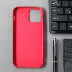 

Чехол Activ Full Original Design, для Apple iPhone 12/12 Pro, силиконовый, бордовый