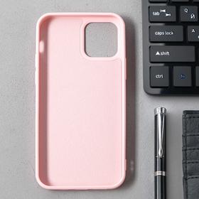 

Чехол Activ Full Original Design, для Apple iPhone 12/12 Pro, силиконовый, светло-розовый