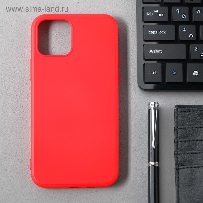 фото Чехол activ full original design, для apple iphone 12/12 pro, силиконовый, красный