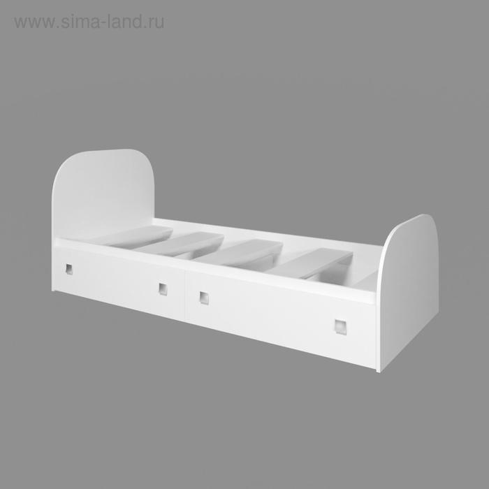 Кровать с ящиками «Умка», 800 × 2000 мм, цвет белый кровать с ящиками торонто 11 39 с м 1900 800 1940х844х754 белый стальной серый