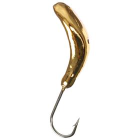 

Мормышка «Комар» с отверстием, цвет gold plated, размер 5, 5 шт.