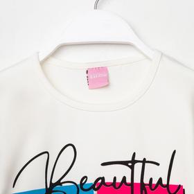 

Туника для девочки, цвет белый, рост 116-122 см