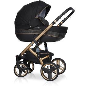 

Коляска Bruno gold, 3 в 1, цвет черный