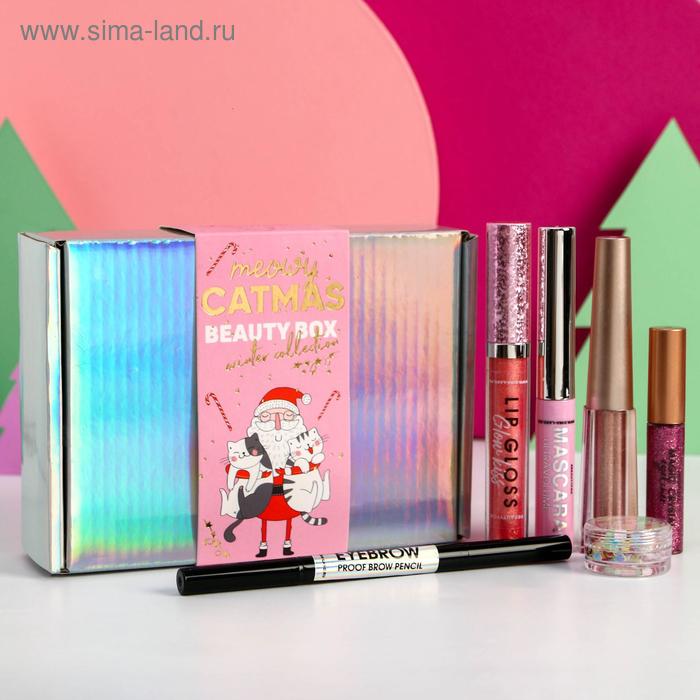 Бьюти-бокс Meowy catmas 6 beauty-штучек для невероятного макияжа 590₽