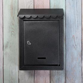 

Ящик почтовый с замком, вертикальный, «Балтика М», чёрный муар