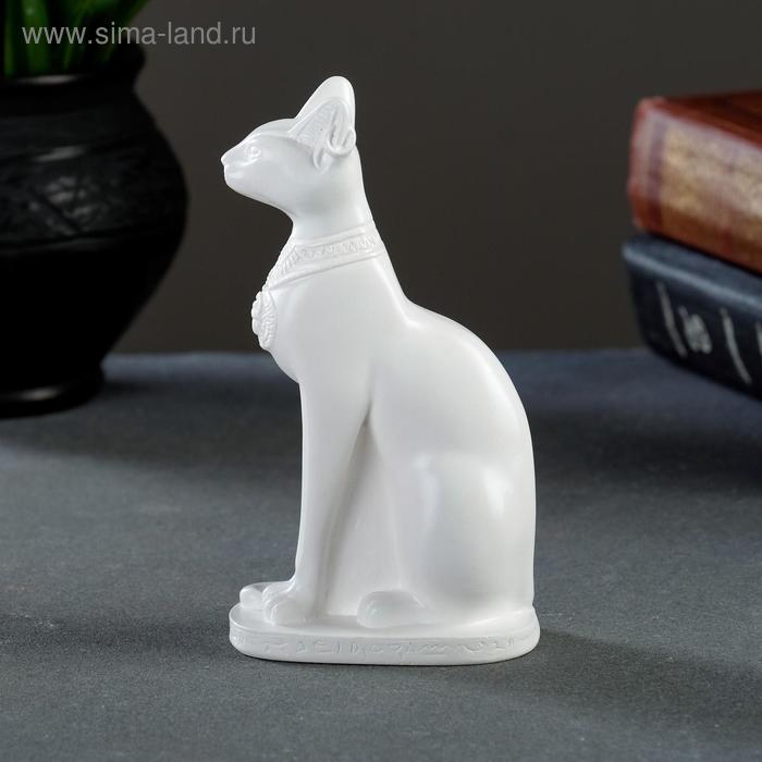 

Фигура "Кошка египетская" белая, 8х13х5см