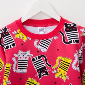 

Пижама для девочки НАЧЁС, цвет малиновый, рост 98 см