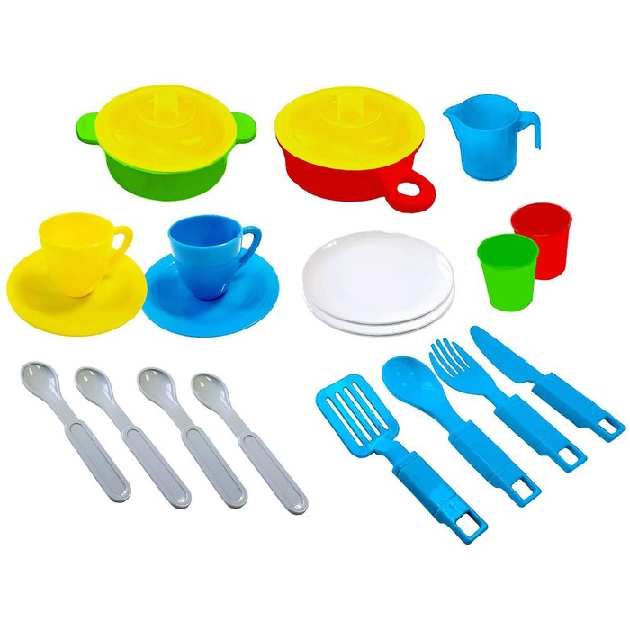 Набор посуды, 23 предмета наборы повара технок набор посуды для кухни 23 предмета