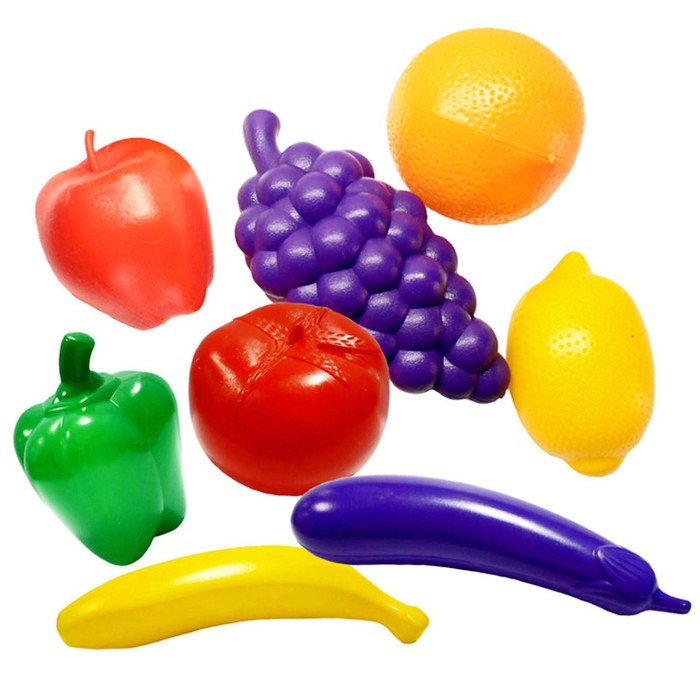 Набор Овощи, фрукты, 8 штук