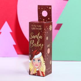 

Гель-лак Santa baby, цвет розовый нюд, 6,5 мл
