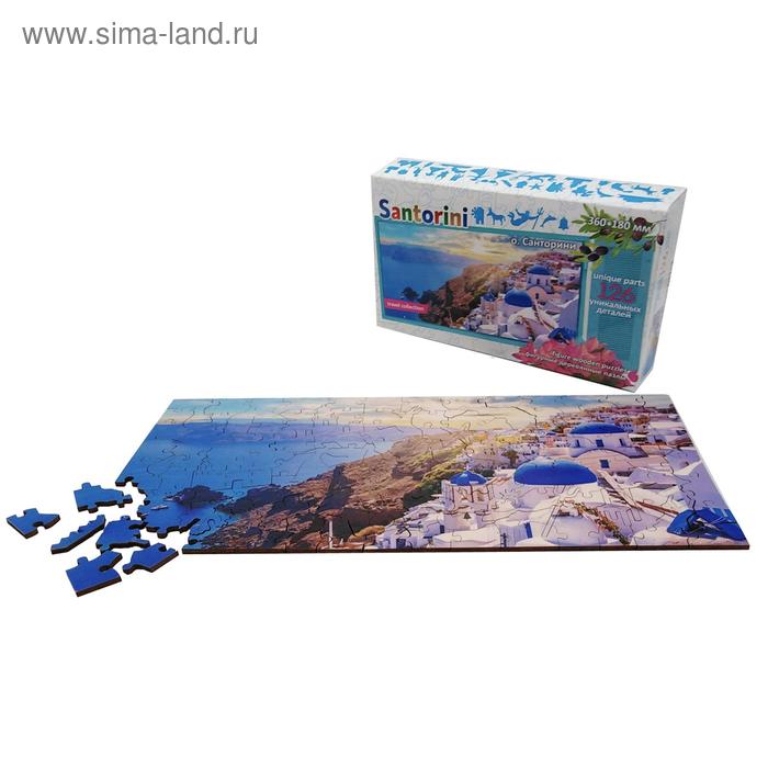 

Фигурный деревянный пазл «Travel collection» о.Санторини