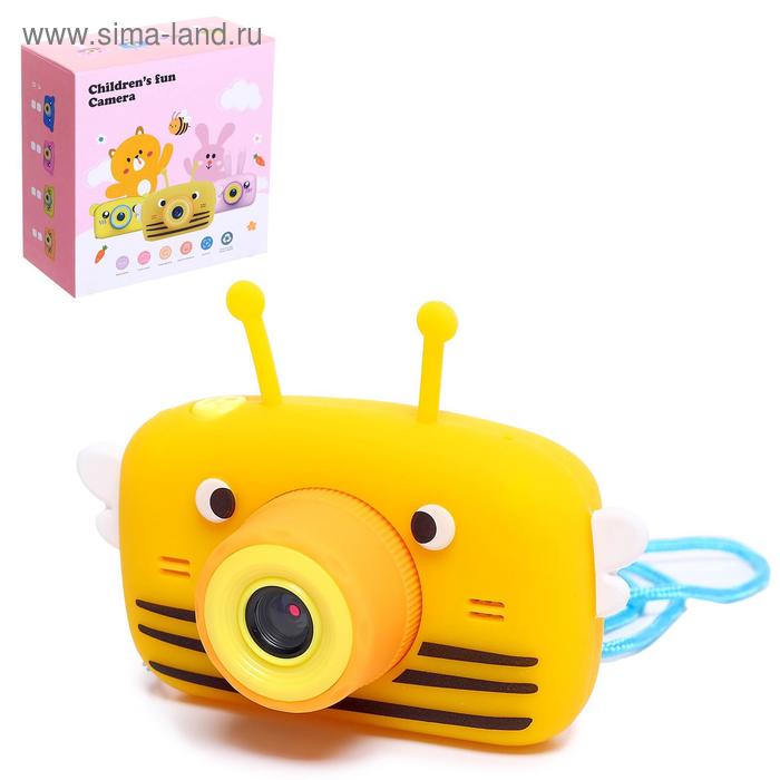 Детский фотоаппарат «Пчёлка», с селфи-камерой, цвета МИКС