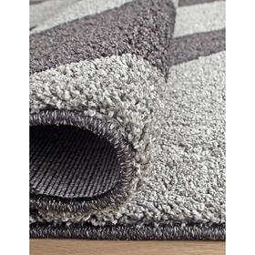 

Ковёр овальный Platinum t617, размер 150x300 см, цвет gray-black