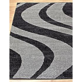 

Ковёр прямоугольный Platinum t617, размер 200x400 см, цвет gray-black