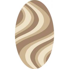 

Ковёр овальный Platinum t617, размер 200x400 см, цвет dark beige