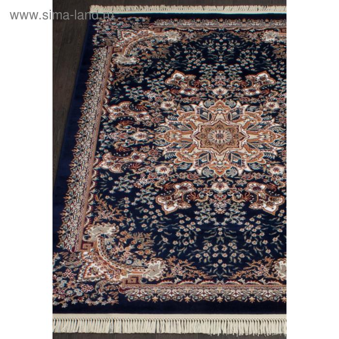 Ковёр прямоугольный Isfahan d521, размер 160x220 см, цвет navy