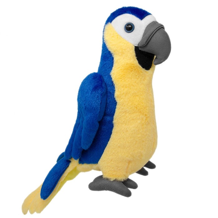 мягкая игрушка реалистичный попугай ара 20 см серая грудка Мягкая игрушка «Попугай Ара», 27 см