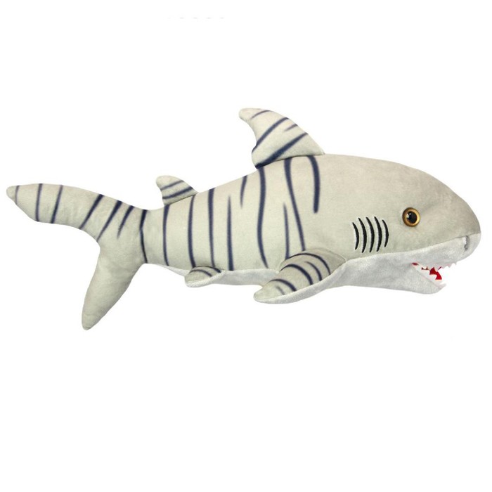 мягкая игрушка акула тигровая Мягкая игрушка «Тигровая акула», 40 см