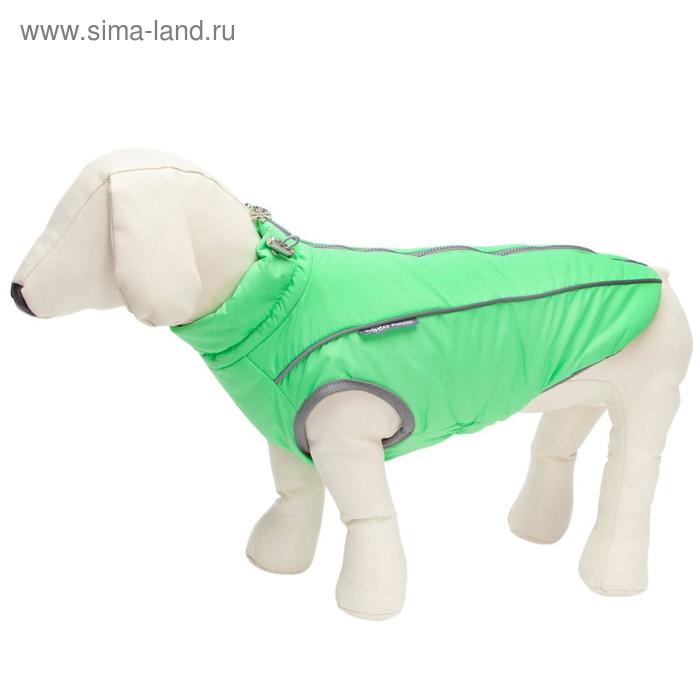 фото Жилет osso «аляска» для собак, размер 35 (дс 32-35, ош 36, ог 50-58), салатовый osso fashion