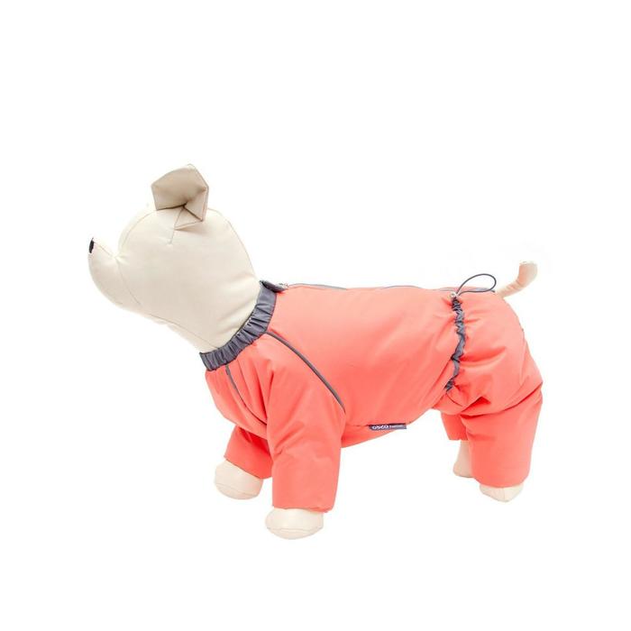 фото Комбинезон osso «снежинка» для собак, сука, размер 30 (дс 30, ош 36, ог 50), коралловый osso fashion