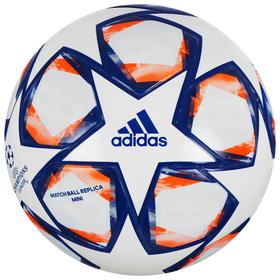 

Мяч сувенирный ADIDAS Finale 20 Mini, размер 1, 32 панелей, ПУ, термосшивка, цвет белый/синий/оранжевый