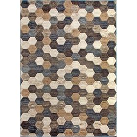 

Ковёр прямоугольный Matrix d579, размер 160x230 см, цвет beige-blue