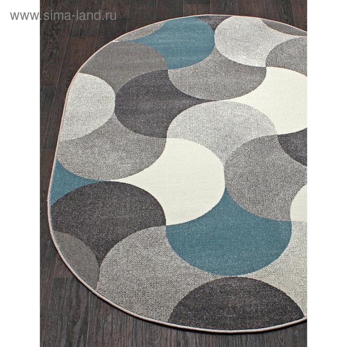 

Ковёр овальный Merinos Sofit, размер 120x180 см, цвет light gray