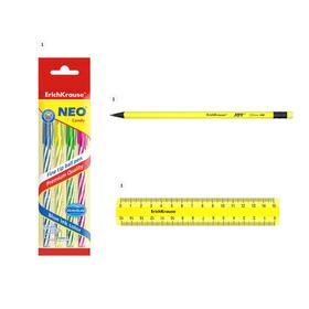 

Набор настольный ErichKrause Base Neon, 6 предметов, жёлтый